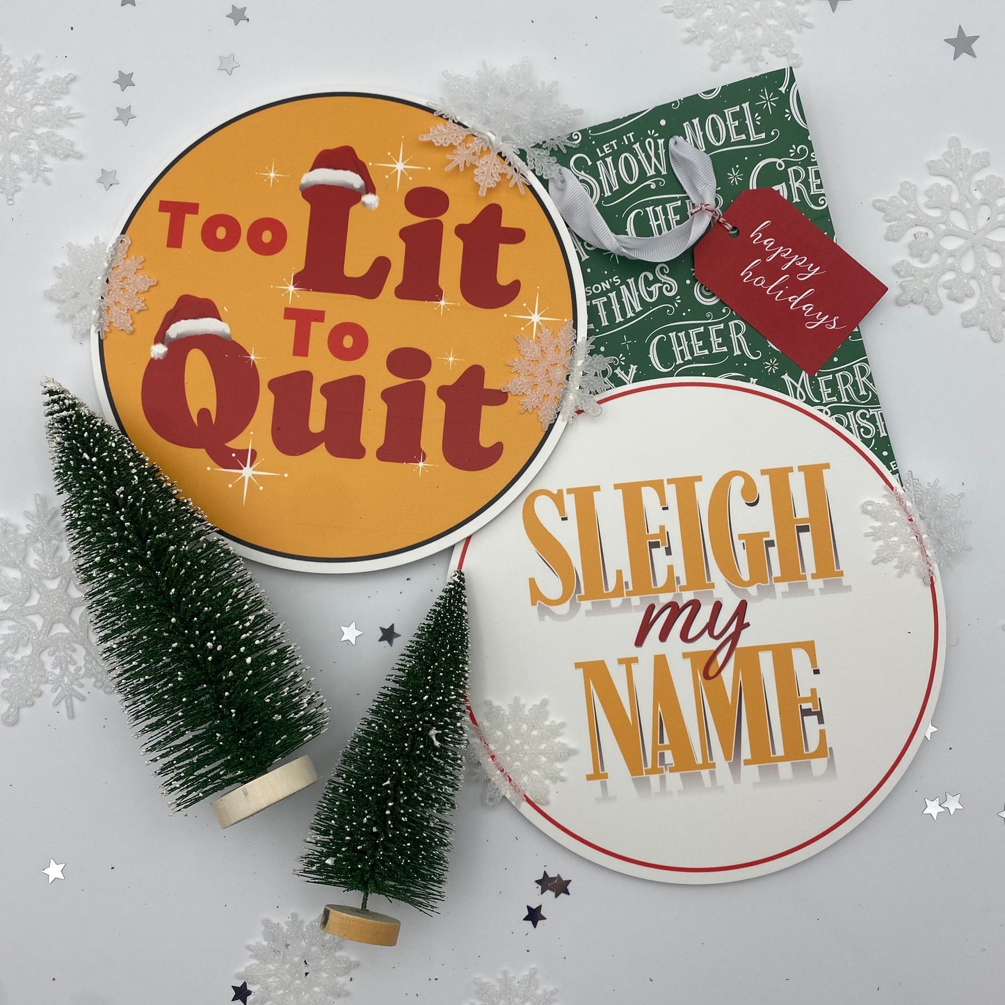 Friendsmas Photo Booth Props