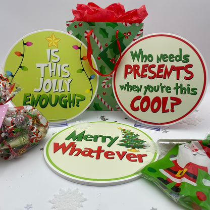 Grinch Inspired Photo Booth Props