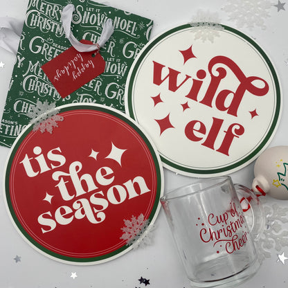 Retro Christmas Photo Booth Props