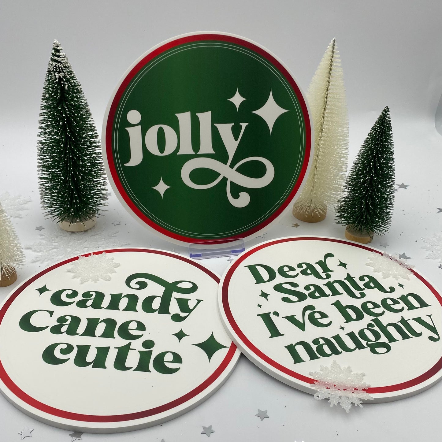 Retro Christmas Photo Booth Props