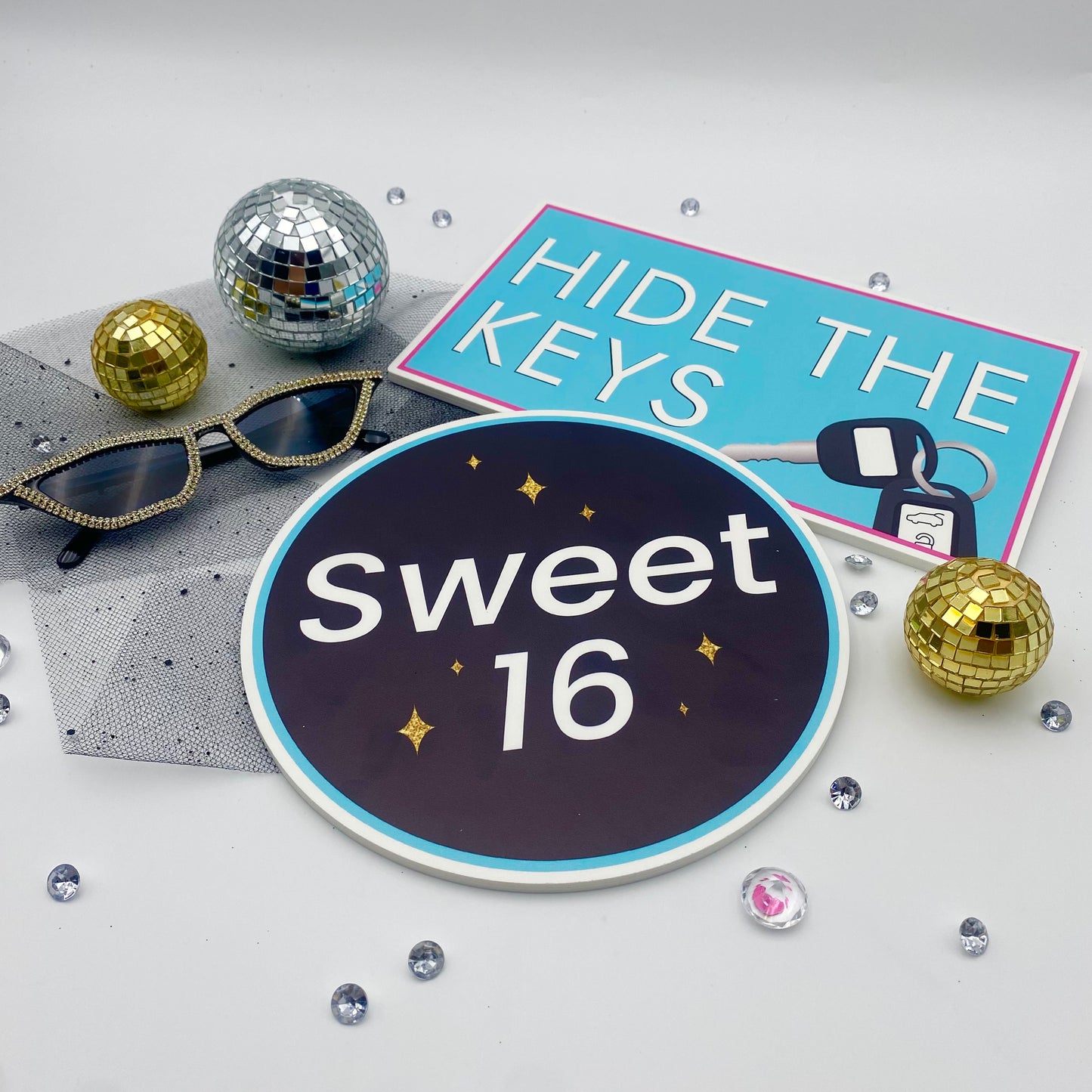 Sweet 16 Photo Booth Props