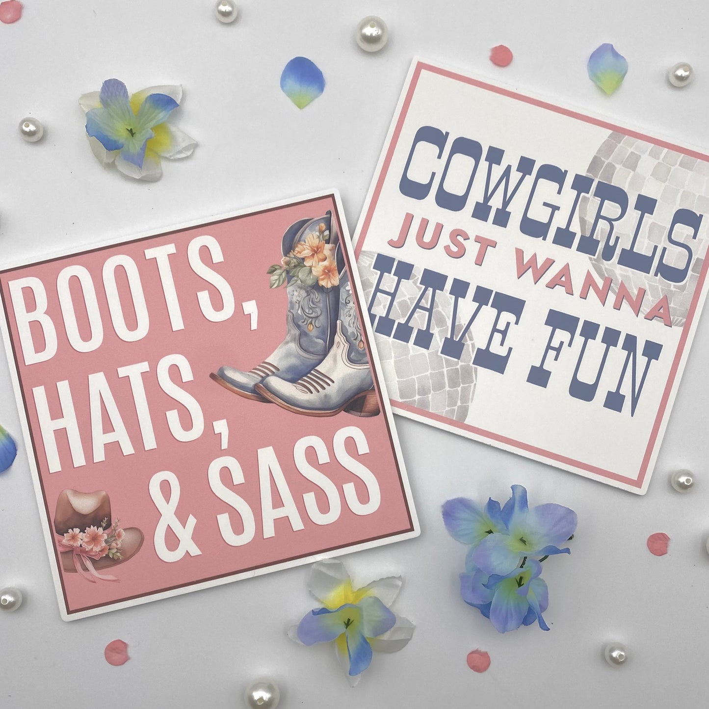 Cowgirl Photo Booth Props