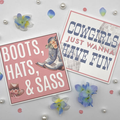 Cowgirl Photo Booth Props