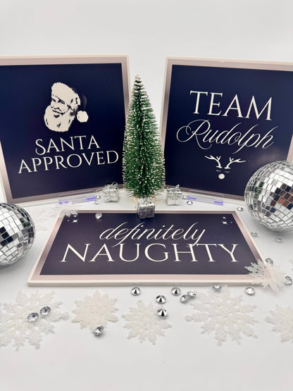 Glam Christmas Photo Booth Prop Set