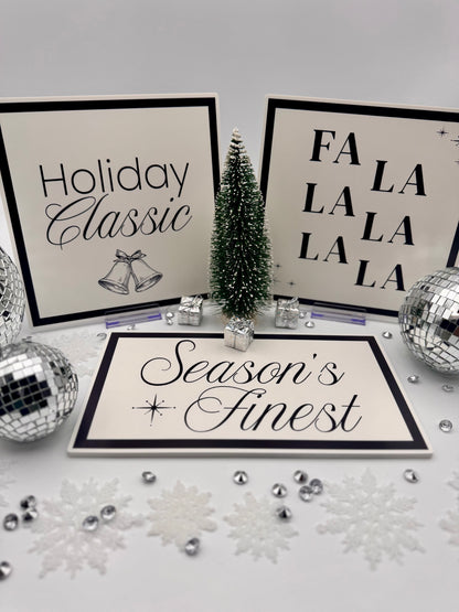 Glam Christmas Photo Booth Prop Set