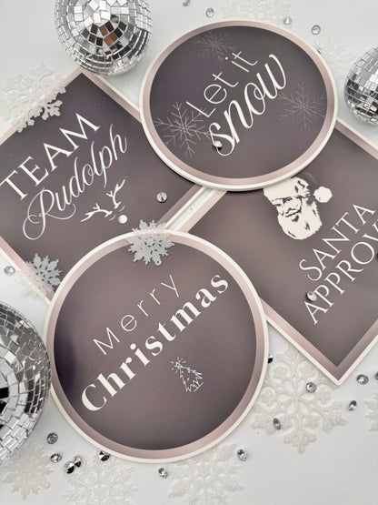 Glam Christmas Photo Booth Prop Set