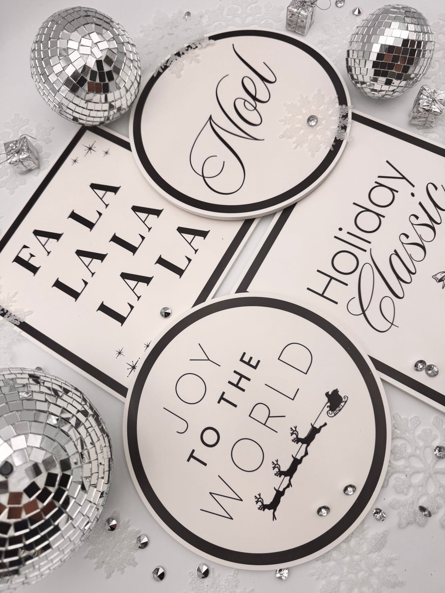 Glam Christmas Photo Booth Prop Set