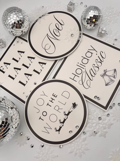 Glam Christmas Photo Booth Prop Set