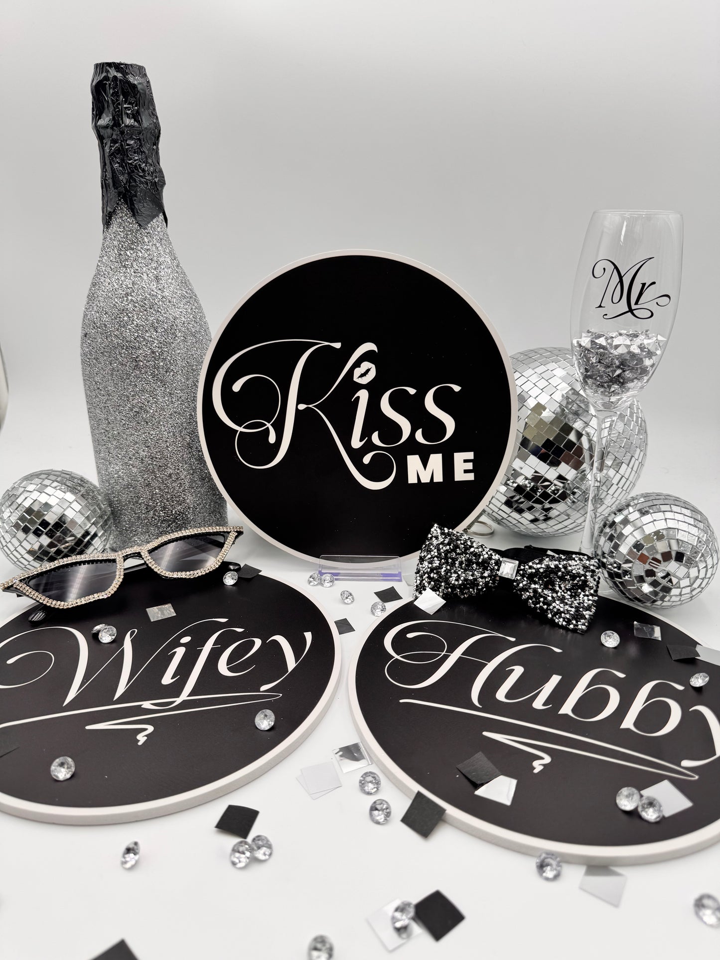 Glam Wedding Photo Booth Props