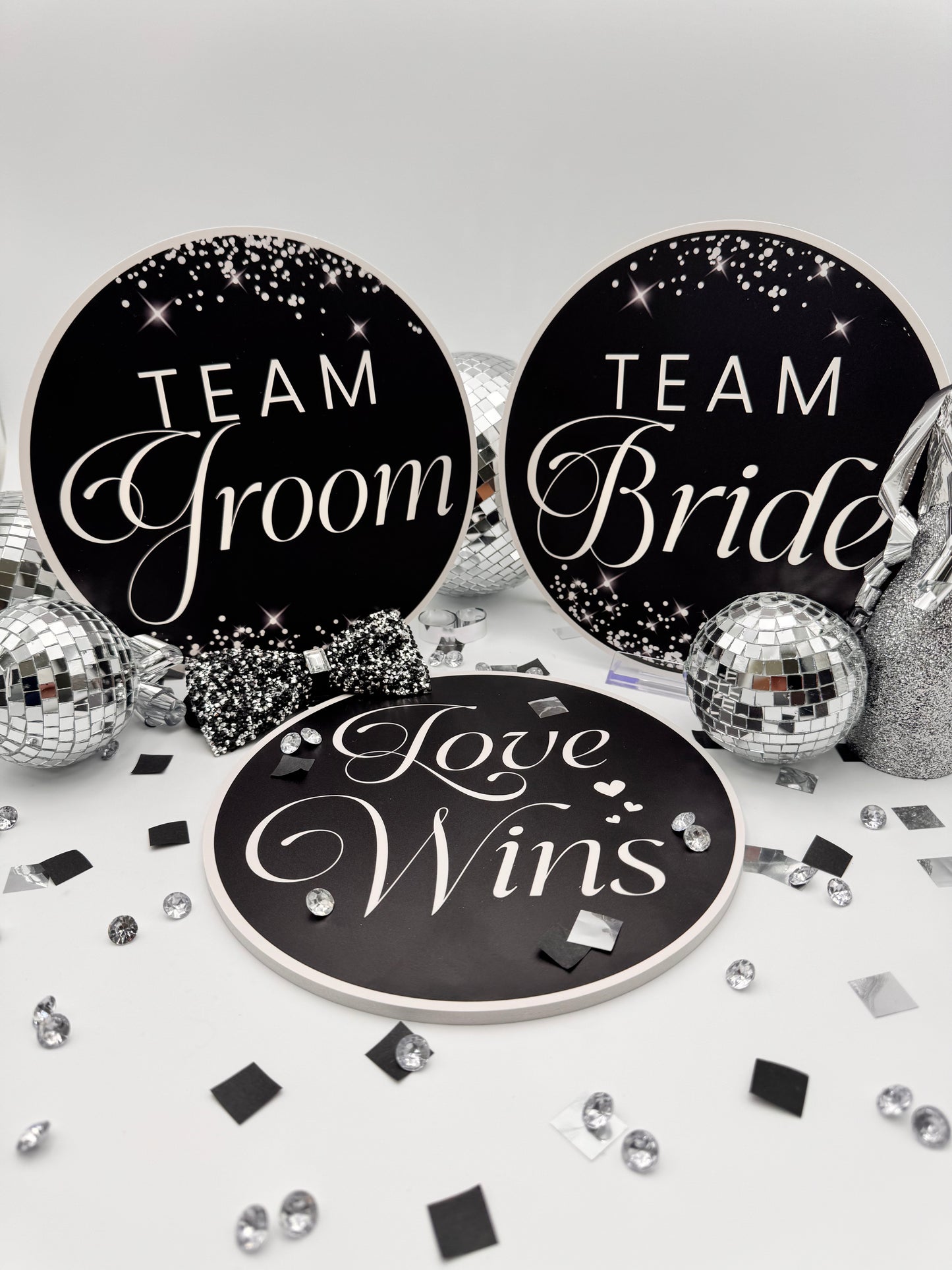 Glam Wedding Photo Booth Props