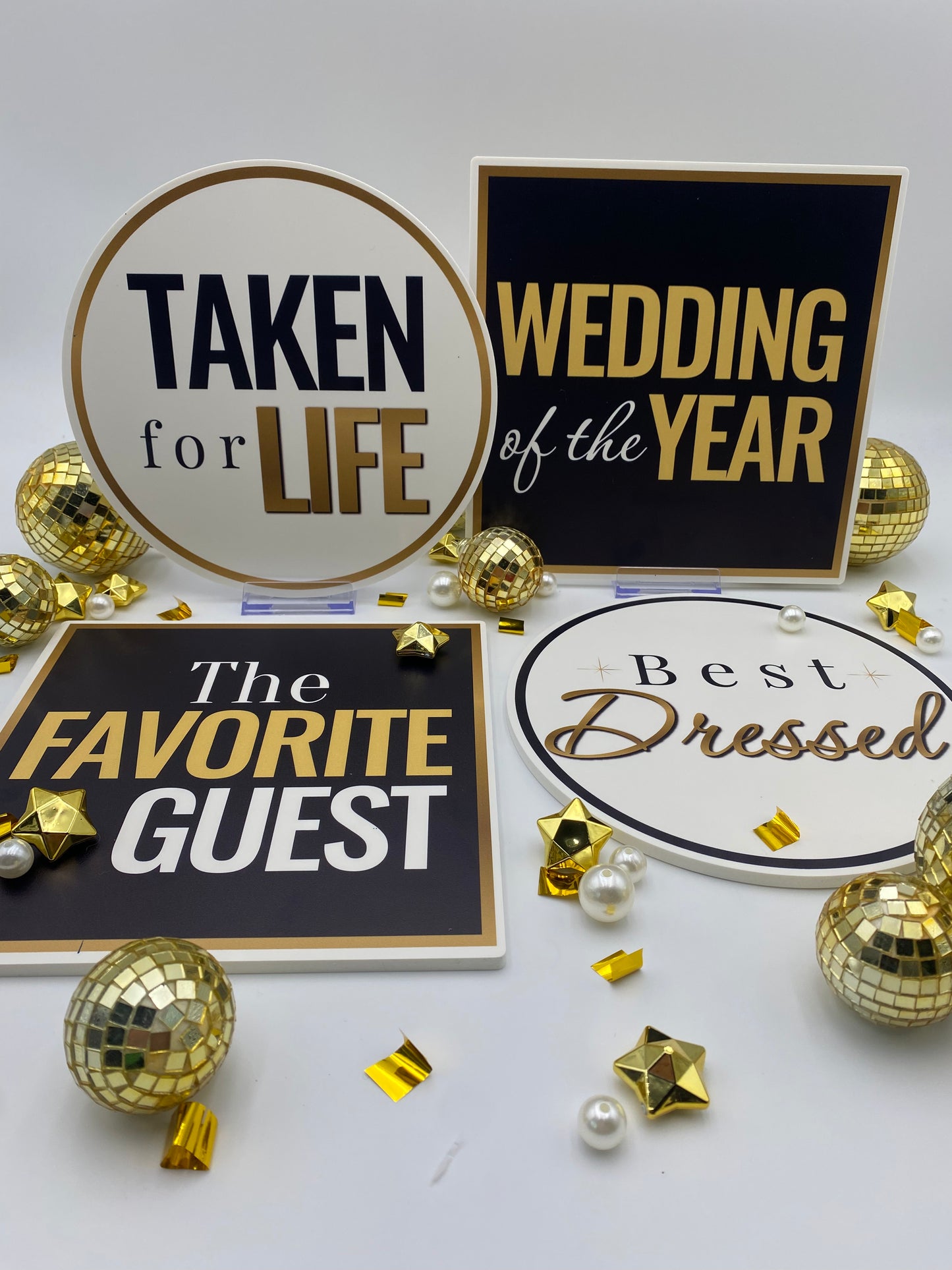 Luxe Wedding Photo Booth Props