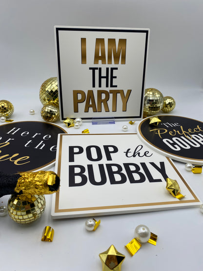 Luxe Wedding Photo Booth Props