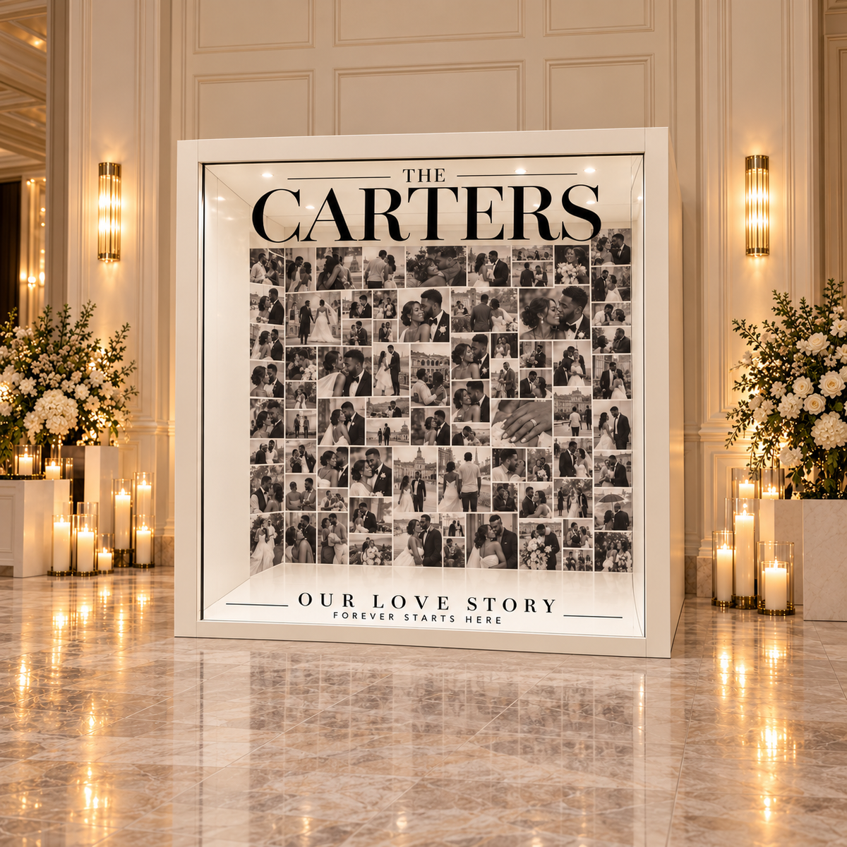 Custom Magazine Photo Booth Back Wall Vinyl