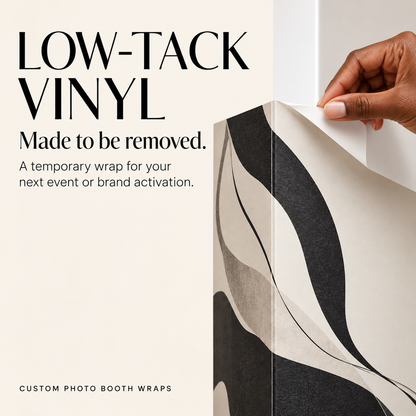 Custom Removable Photo Booth Vinyl Wraps