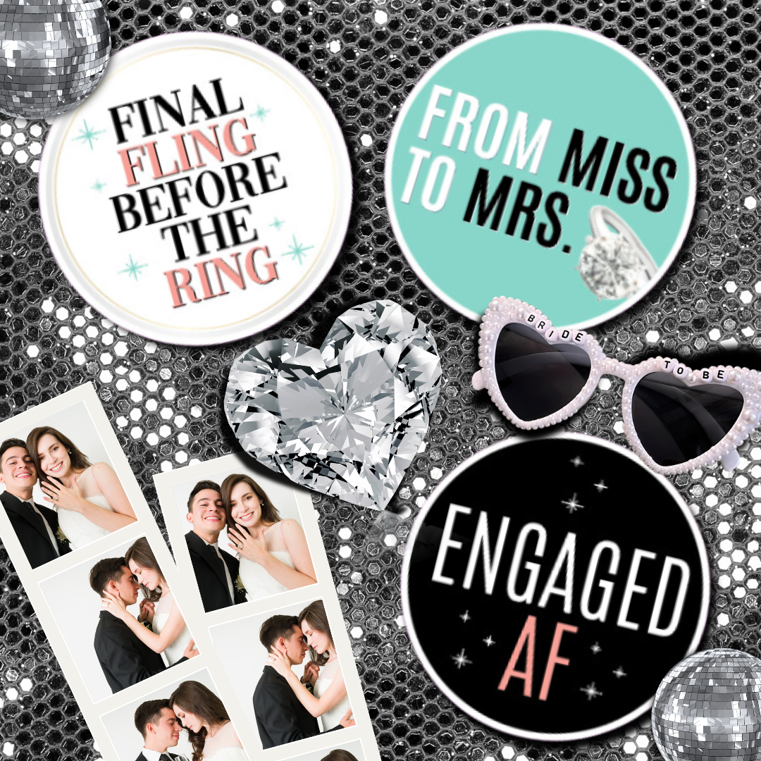 From Miss to MRs Photo Booth Props