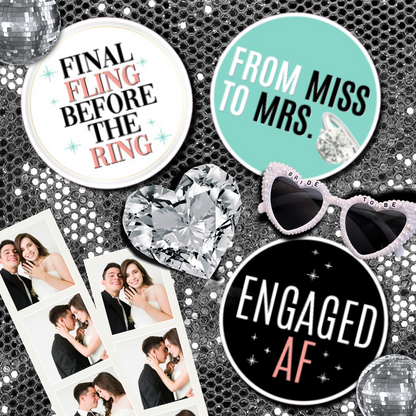 From Miss to MRs Photo Booth Props