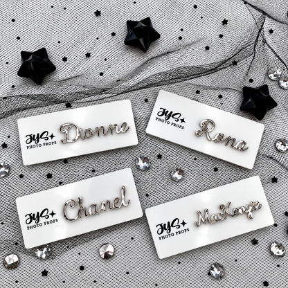 Acrylic Name Badge with Raised 3D Lettering