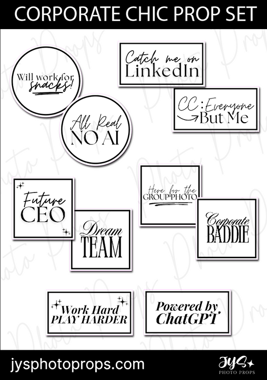THE CORPORATE CHIC PROP SET