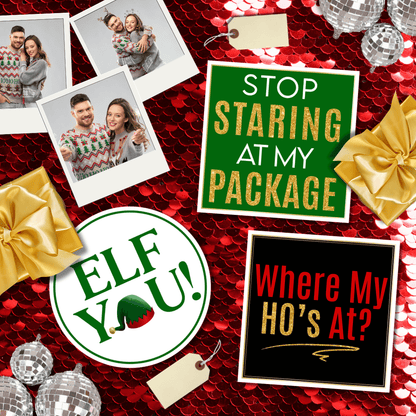 Adult Christmas Photo Booth Props - JYS Photo Props