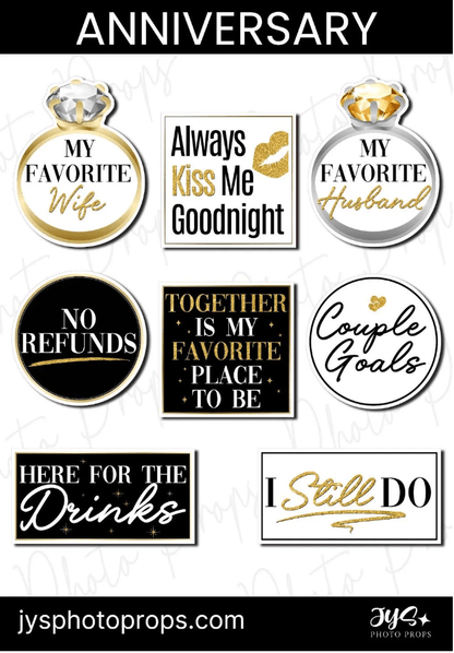ANNIVERSARY PROP SET - JYS Photo Props