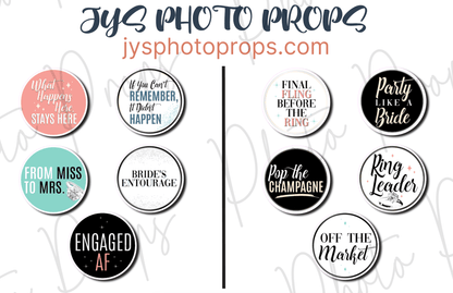 Bachelorette Photo Booth Props - JYS Photo Props