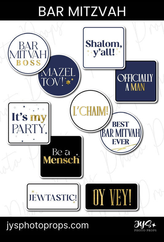 Bar Mitvah Photo Props - JYS Photo Props
