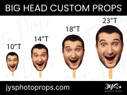 BIG HEAD PHOTO BOOTH PROPS - JYS Photo Props