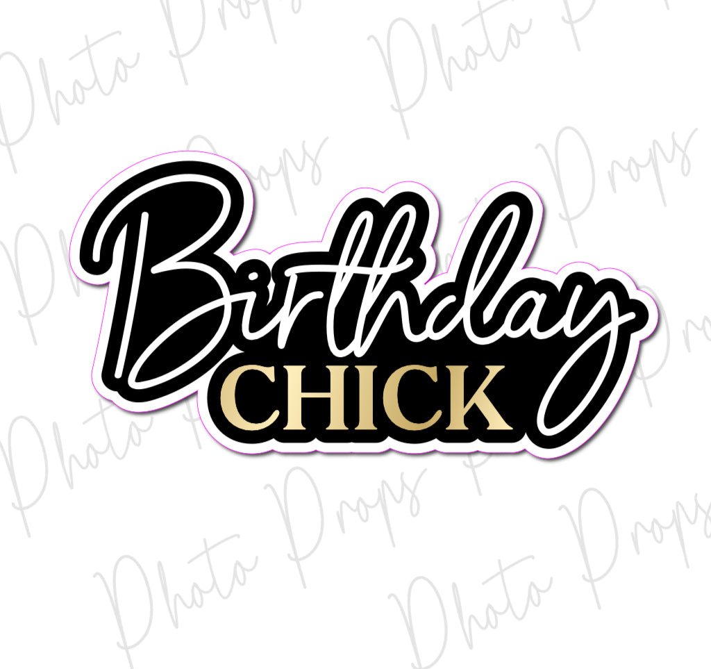 SINGLE PROP: BIRTHDAY CHICK - JYS Photo Props