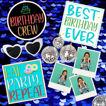 Birthday Fun Photo Booth Props - JYS Photo Props