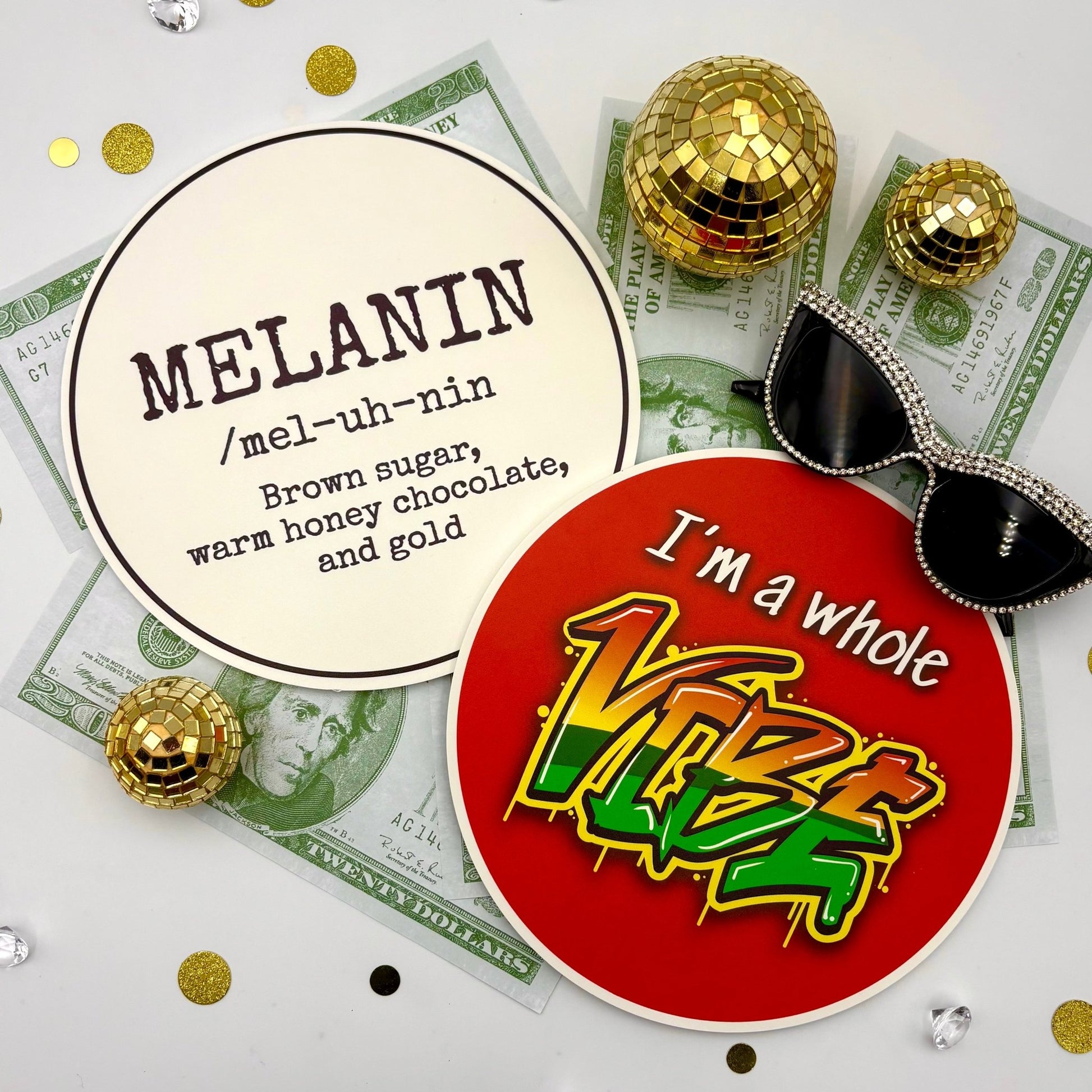 Black Love Photo Booth Prop Set - JYS Photo Props