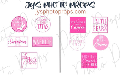 Breast Cancer Photo Booth Props - JYS Photo Props