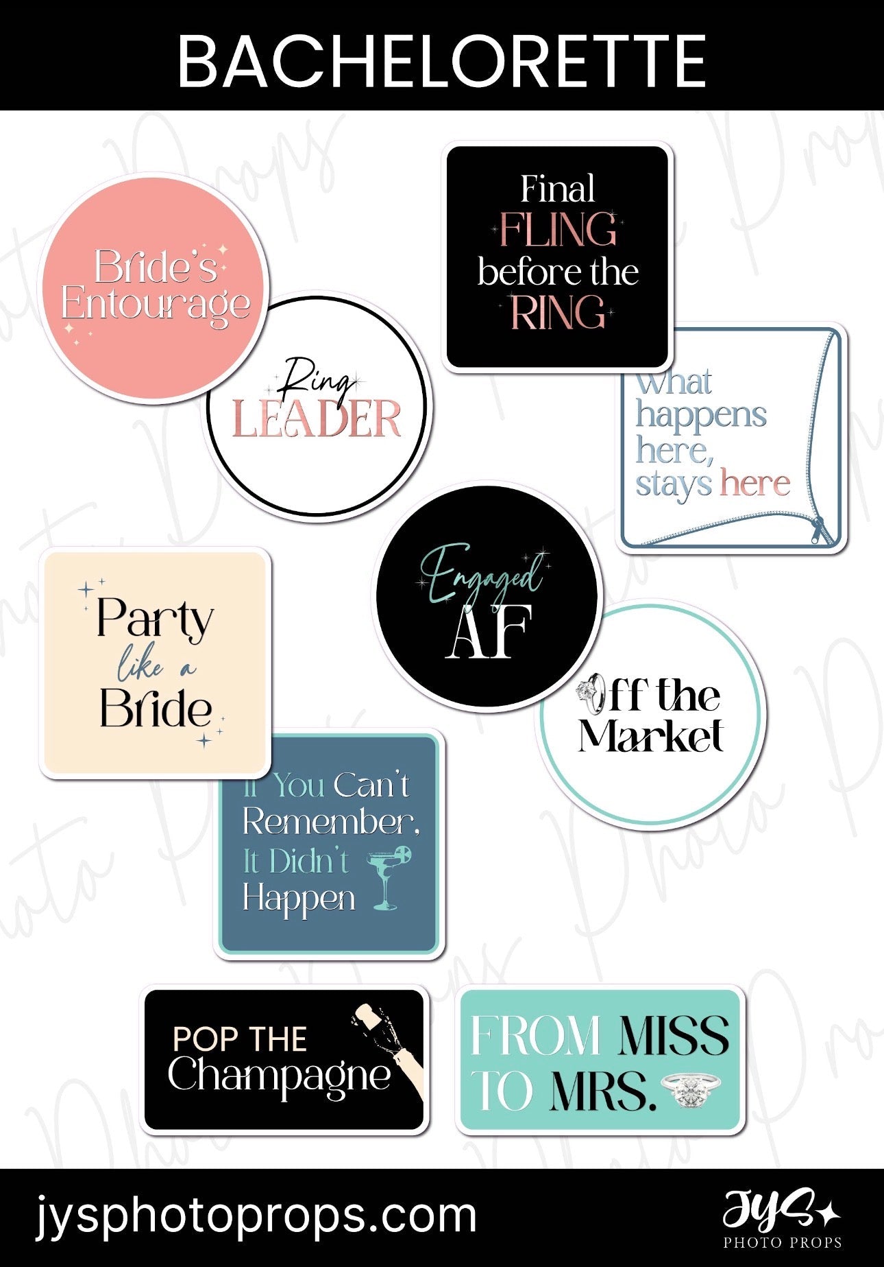 Bridal Shower\ Wedding Expo Set✨New - JYS Photo Props