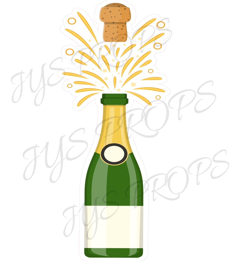 Champagne Themed Photo Prop
