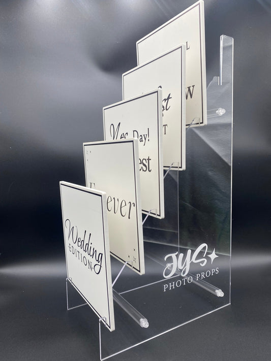 Clear Acrylic Photo Booth Prop Stand - JYS Photo Props