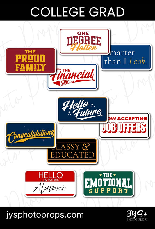 College Grad Theme - JYS Photo Props