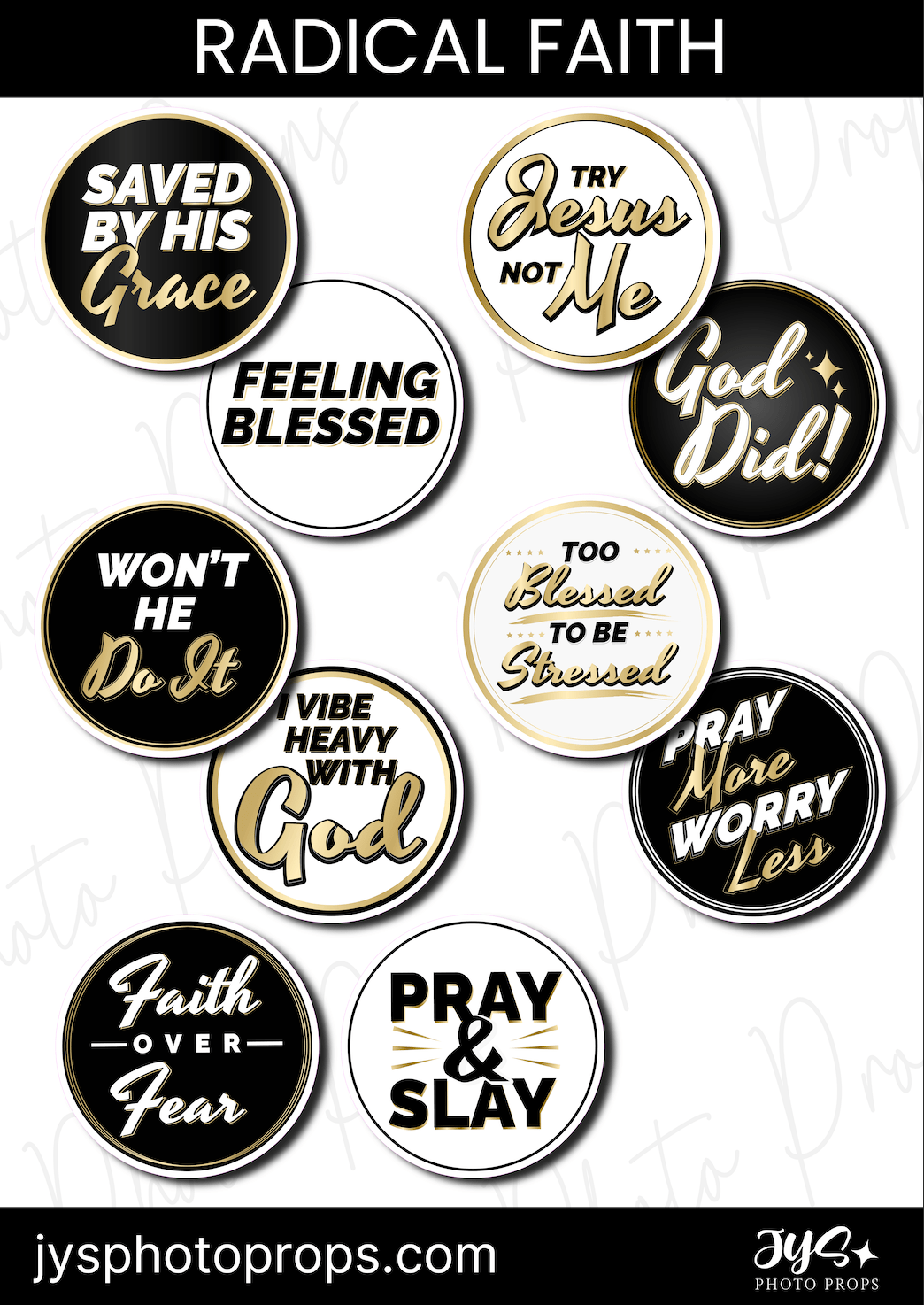 Premium Photo Booth Prop Themes | JYS Photo Props