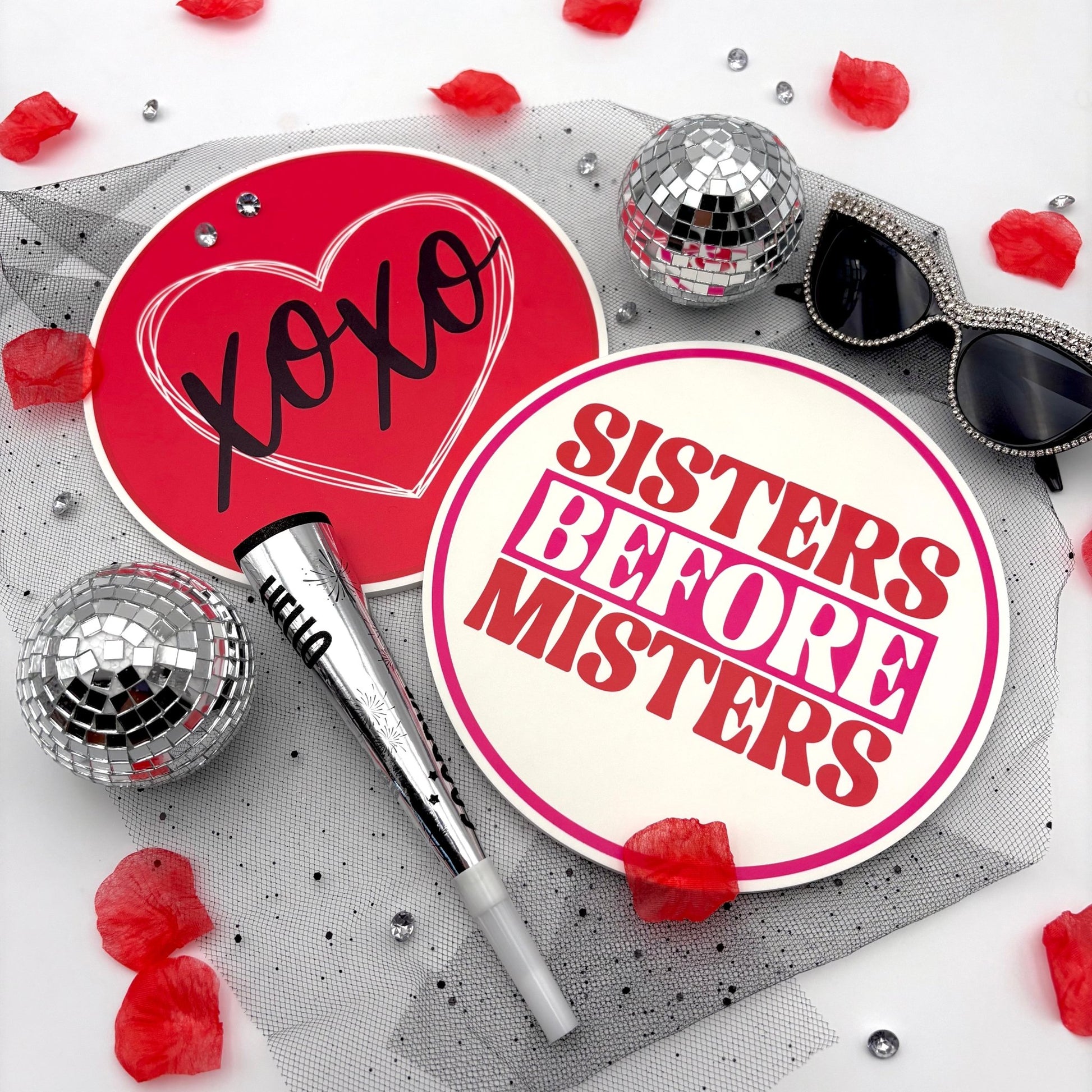 GALENTINE'S DAY PHOTO BOOTH PROP SET - JYS Photo Props