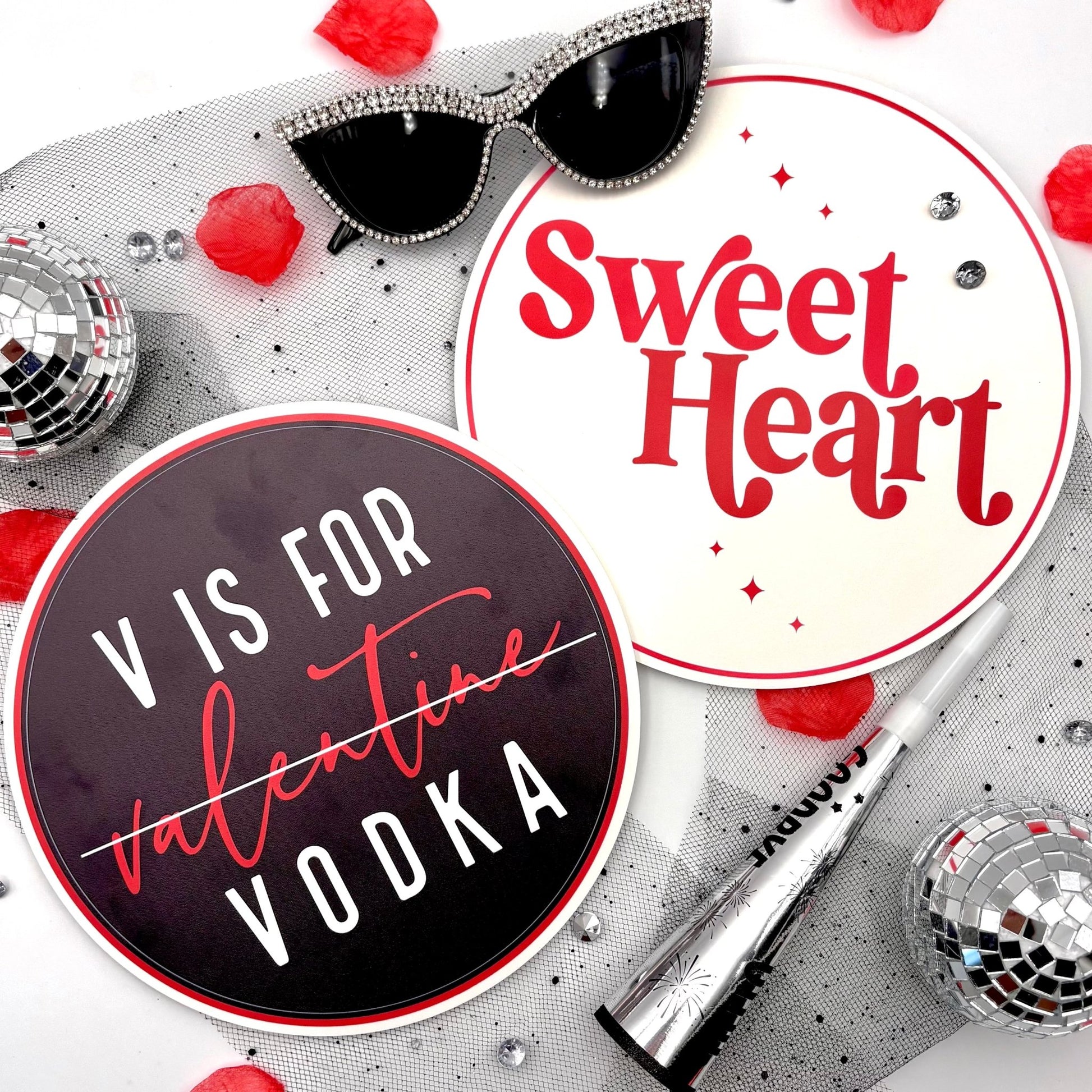 GALENTINE'S DAY PHOTO BOOTH PROP SET - JYS Photo Props