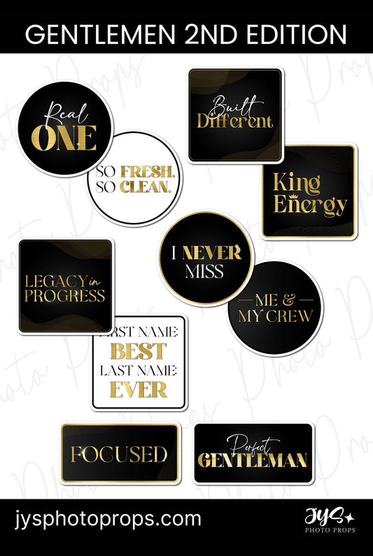 Gentlemen✨2nd Edition - JYS Photo Props