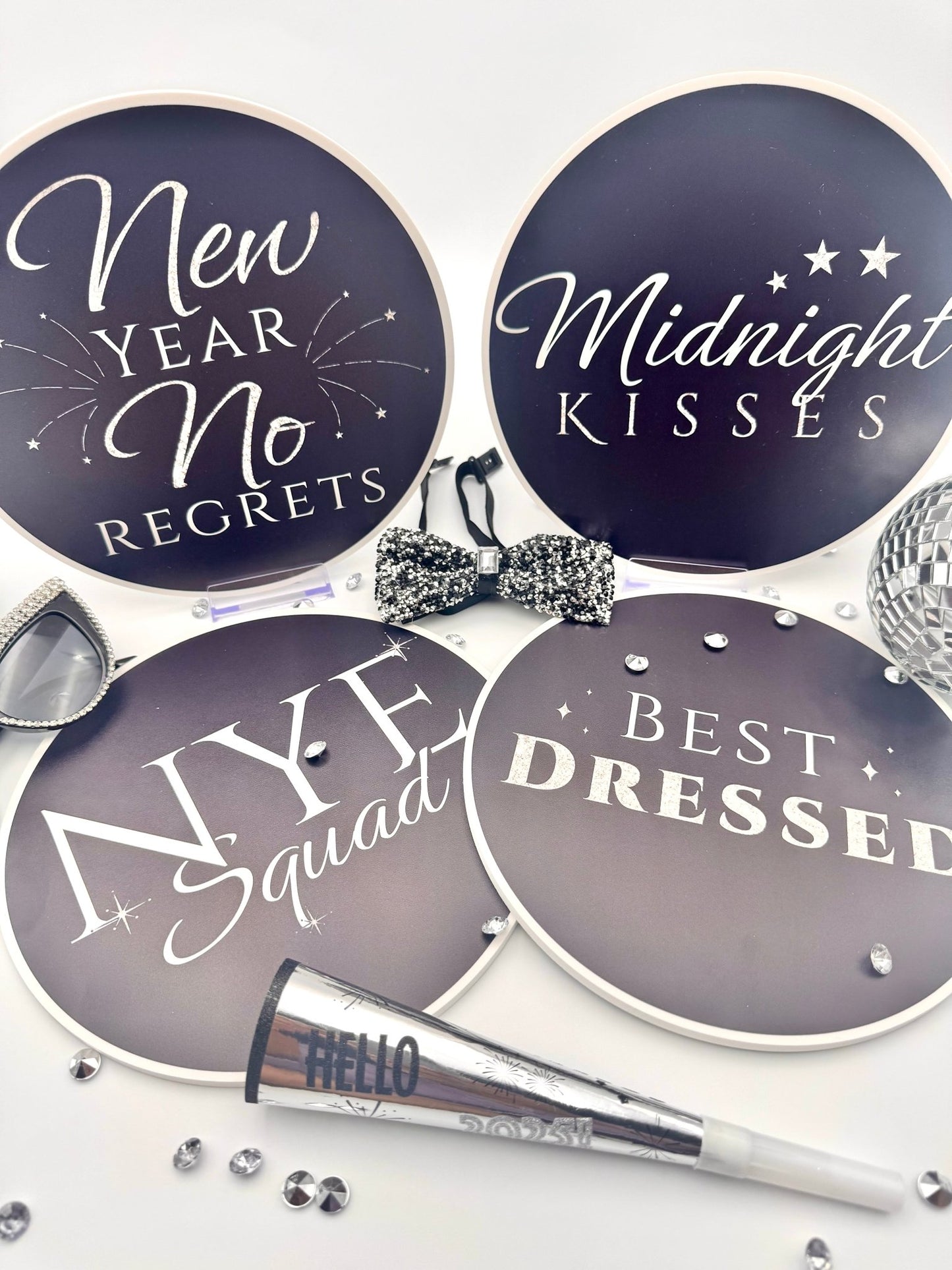 Glam New Year Photo Booth Props - JYS Photo Props