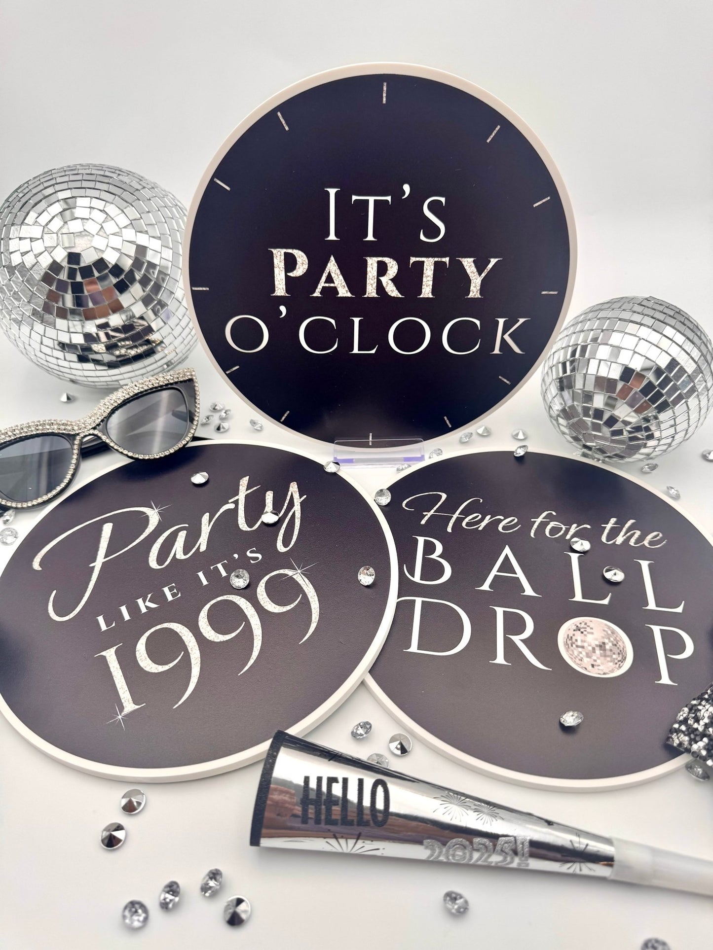 Glam New Year Photo Booth Props - JYS Photo Props