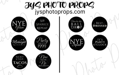 Glam New Year Photo Booth Props - JYS Photo Props