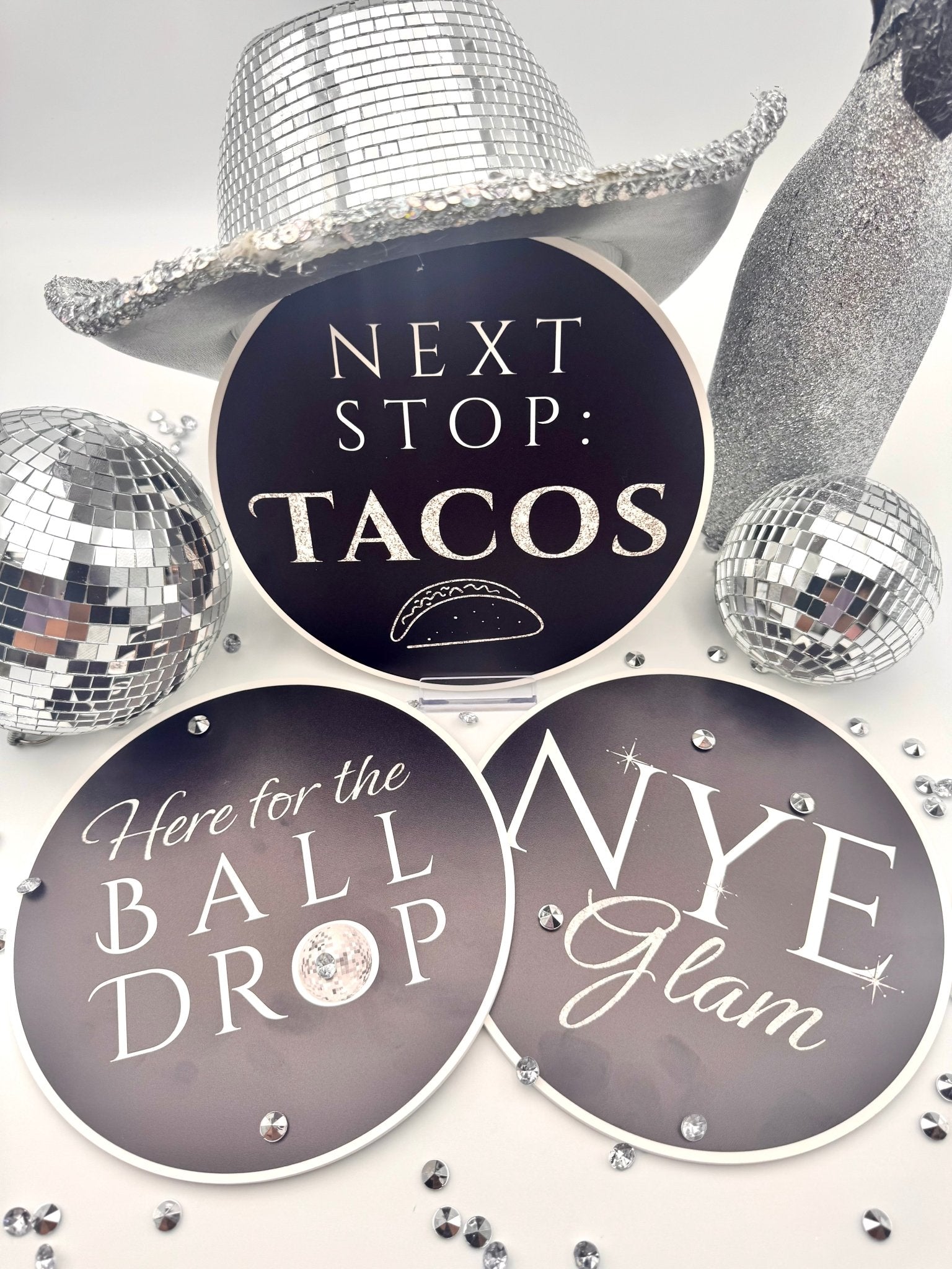 Glam New Year Photo Booth Props - JYS Photo Props