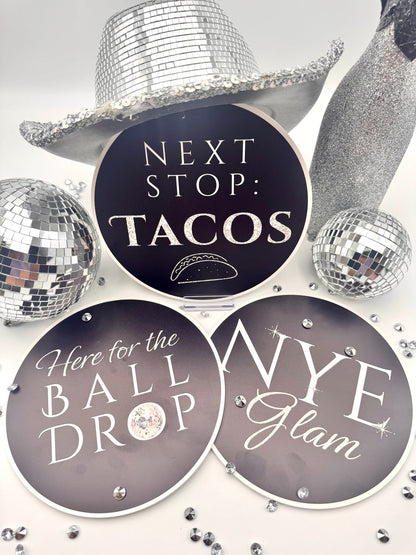 Glam New Year Photo Booth Props - JYS Photo Props