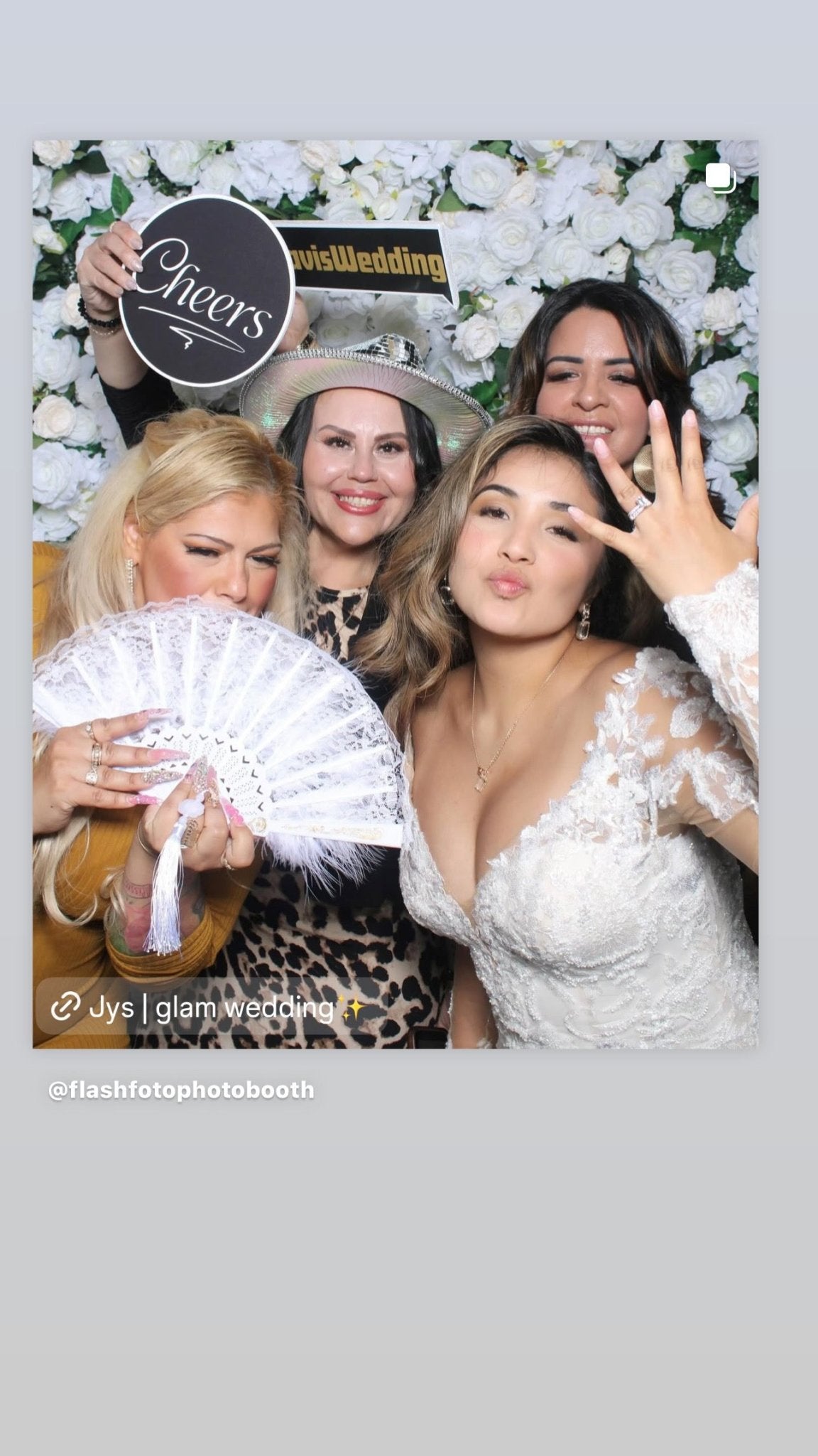 Glam Wedding Photo Booth Props - JYS Photo Props