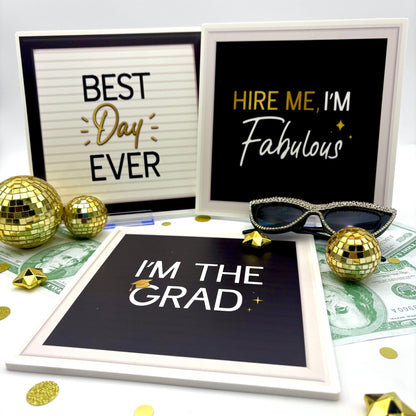 Grad Letterboard Set - JYS Photo Props