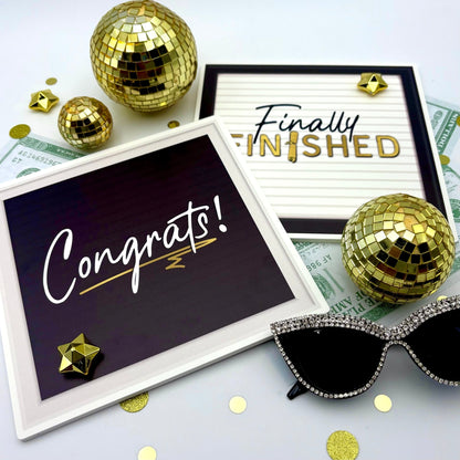 Grad Letterboard Set - JYS Photo Props