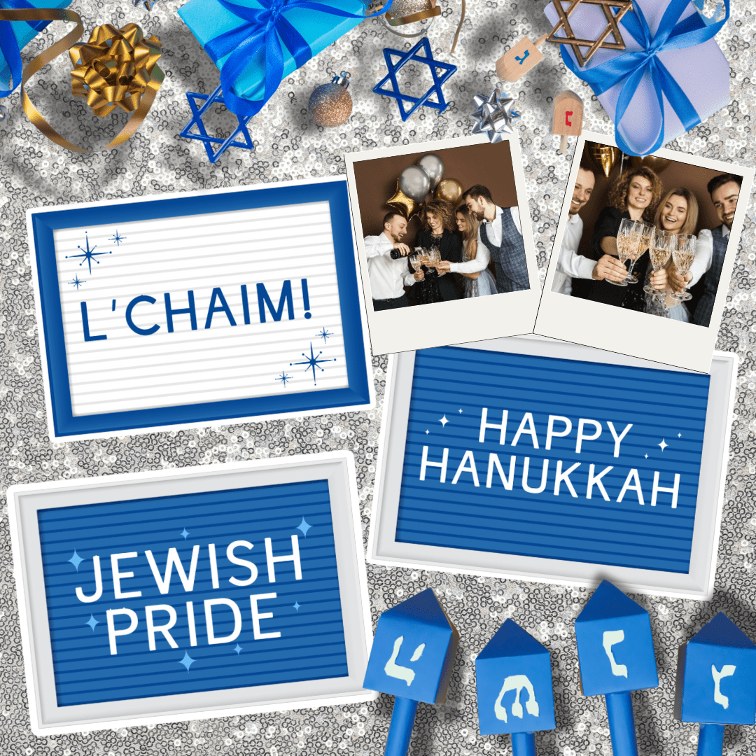 Hanukkah Photo Booth Props - JYS Photo Props