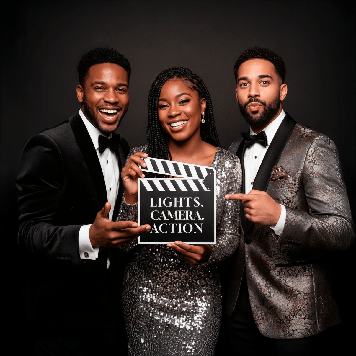 Hollywood Glam Photo Booth Props | Red Carpet Party Set – JYS Photo Props