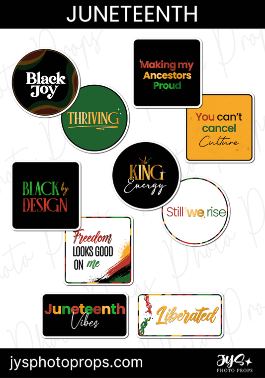 Juneteenth Prop Set - JYS Photo Props
